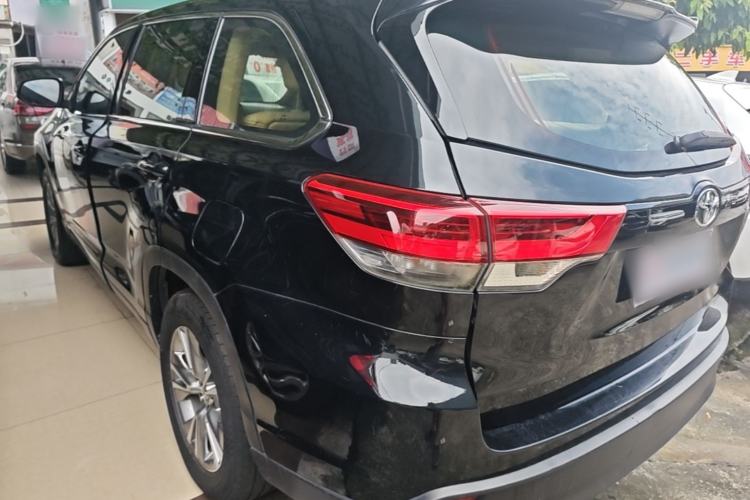 Used Toyota Highlander 2018 2.0T Four-Wheel Drive Elite Edition 7 Seats China V Standard Rear Left 45 Deg