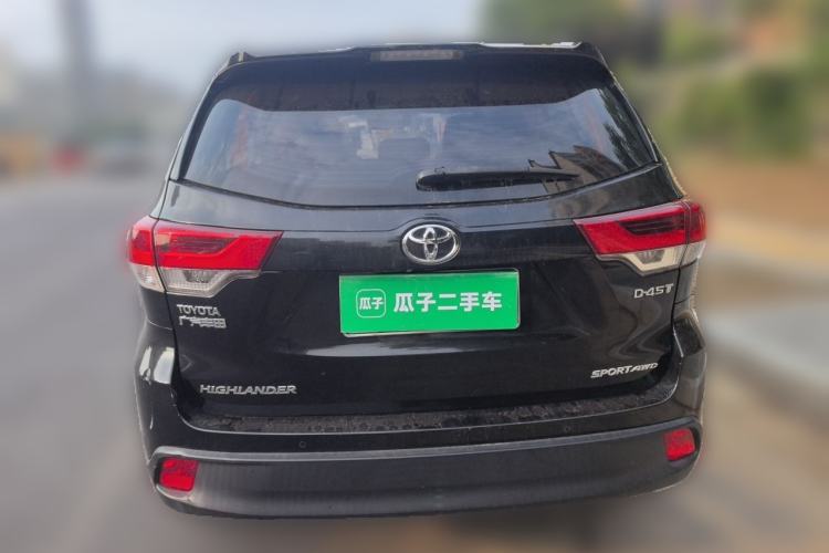 Used Toyota Highlander 2018 2.0T Four-Wheel Drive Luxury Version 7 Seats China VI Standard Rear