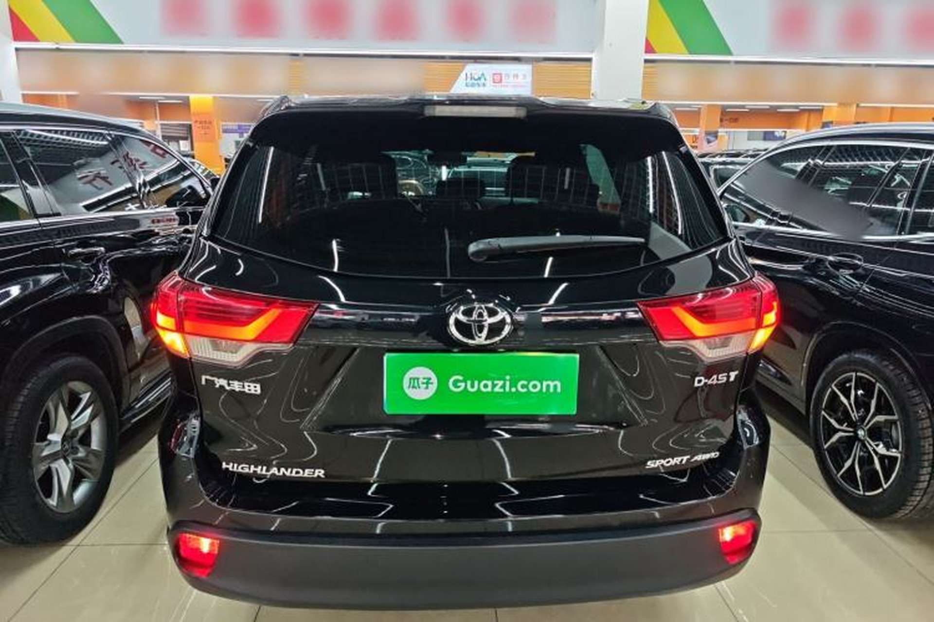 Used Toyota Highlander 2018 2.0T Four-Wheel Drive Luxury Version 7 Seats China VI Standard Rear