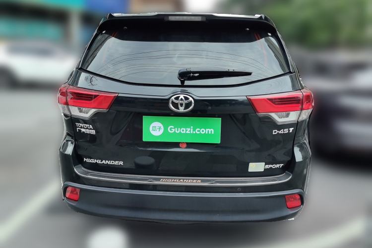 Used Toyota Highlander 2018 2.0T Two-Wheel Drive Prestige Version 7 Seats China V Emission Standard Rear