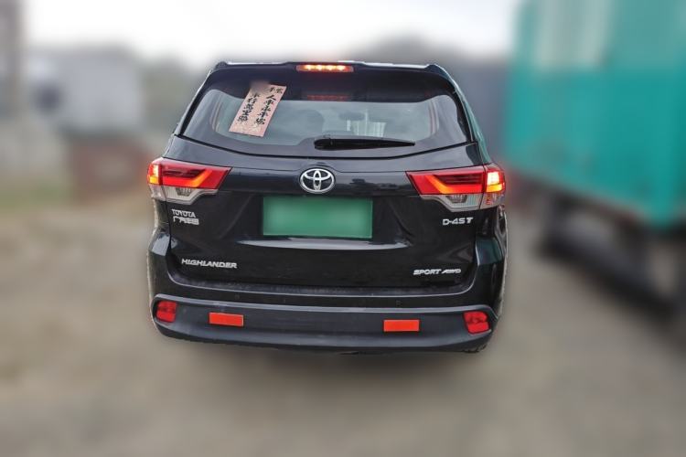 Used Toyota Highlander 2018 2.0T Four-Wheel Drive Luxury Edition 7 Seats China V Emission Standard Rear