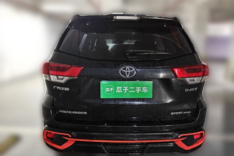 Used Toyota Highlander 2018 2.0T Four-Wheel Drive Luxury Version 7 Seats China VI Standard Rear