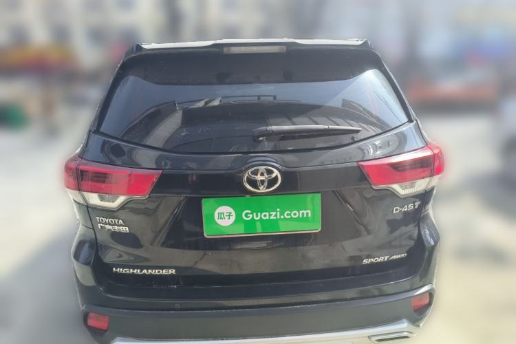 Used Toyota Highlander 2018 2.0T Four-Wheel Drive Luxury Edition 7 Seats China V Emission Standard Rear