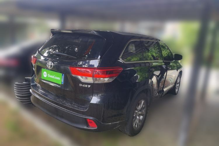 Used Toyota Highlander 2018 2.0T Two-Wheel Drive Elite Version 5 Seats China VI Standard Rear Right 45 Deg