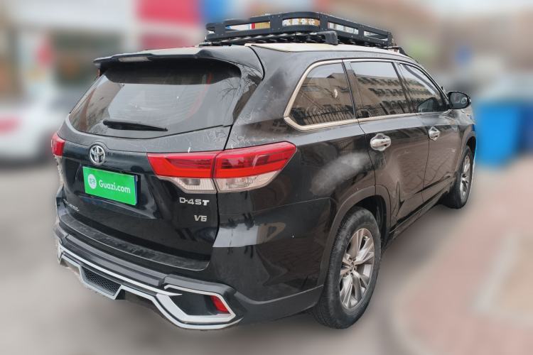 Used Toyota Highlander 2018 2.0T Two-Wheel Drive Elite Version 5 Seats China VI Standard Rear Right 45 Deg