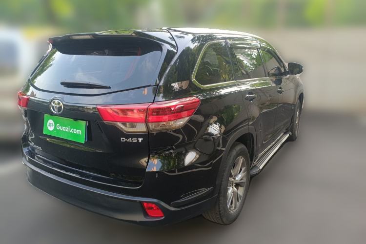 Used Toyota Highlander 2018 2.0T Two-Wheel Drive Elite Version 5 Seats China VI Standard Rear Right 45 Deg