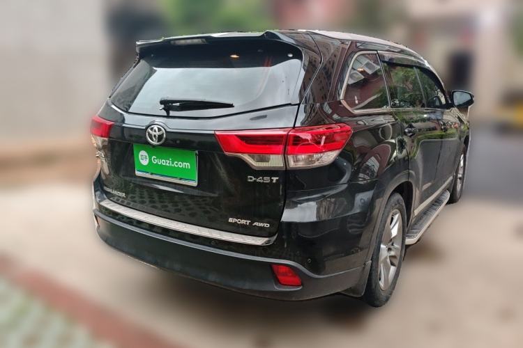 Used Toyota Highlander 2018 2.0T Four-Wheel Drive Prestige Version 7 Seats China VI Standard Rear Right 45 Deg