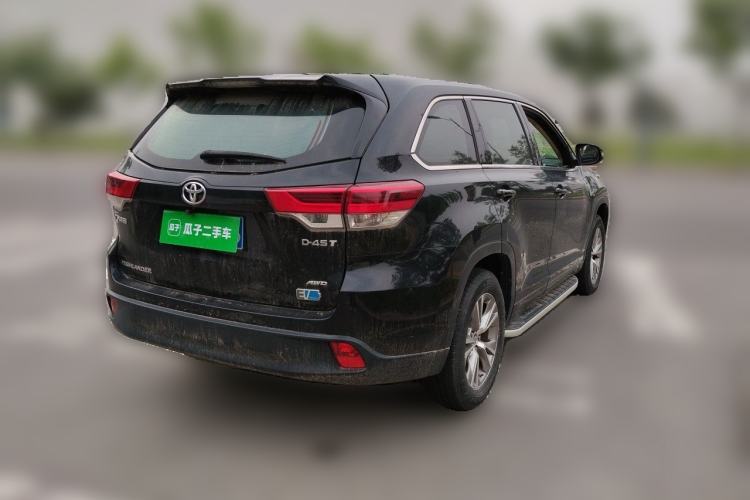 Used Toyota Highlander 2018 2.0T Two-Wheel Drive Elite Version 5 Seats China VI Standard Rear Right 45 Deg