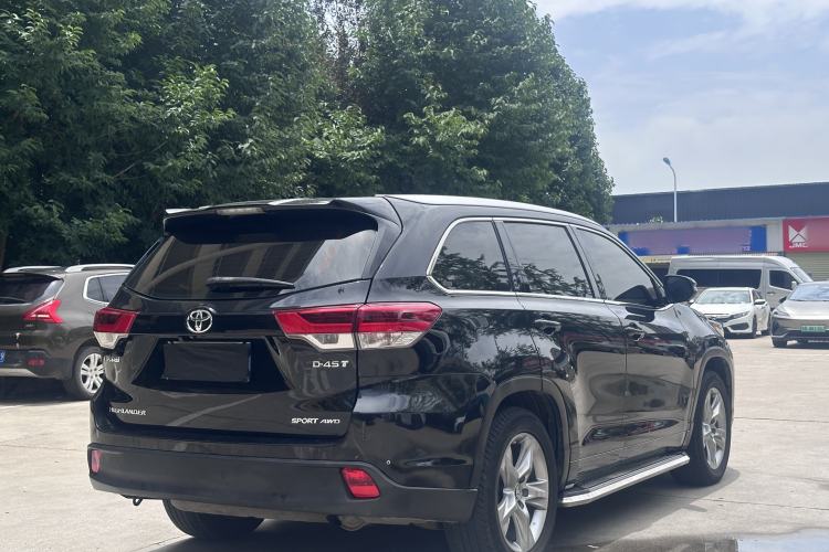 Used Toyota Highlander 2018 2.0T Four-Wheel Drive Luxury Version 7 Seats China VI Standard Rear Right 45 Deg