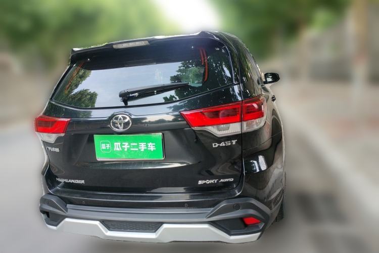 Used Toyota Highlander 2018 2.0T Four-Wheel Drive Prestige Version 7 Seats China VI Standard Rear Right 45 Deg