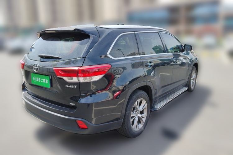 Used Toyota Highlander 2018 2.0T Four-Wheel Drive Elite Edition 7 Seats China VI Standard Rear Right 45 Deg