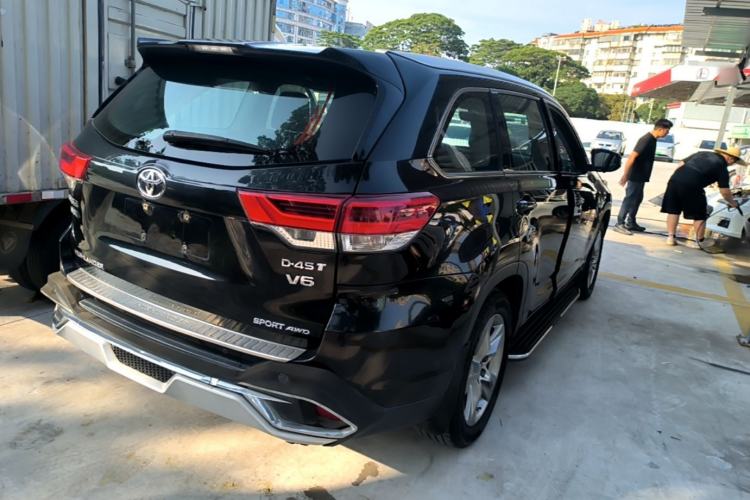 Used Toyota Highlander 2018 2.0T Four-Wheel Drive Luxury Version 7 Seats China VI Standard Rear Right 45 Deg