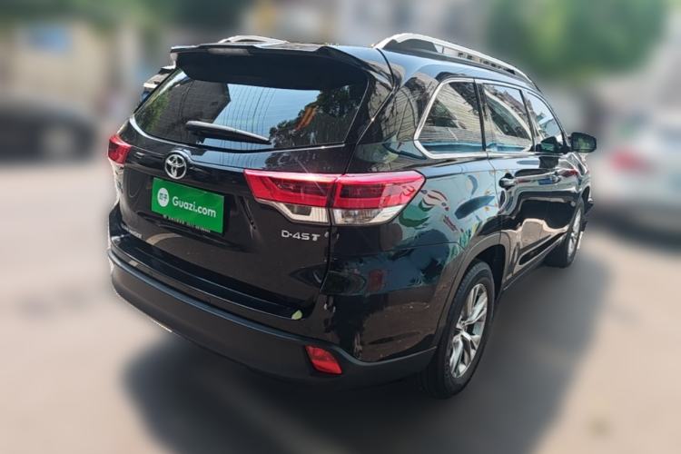 Used Toyota Highlander 2018 2.0T Two-Wheel Drive Elite Version 5 Seats China VI Standard Rear Right 45 Deg