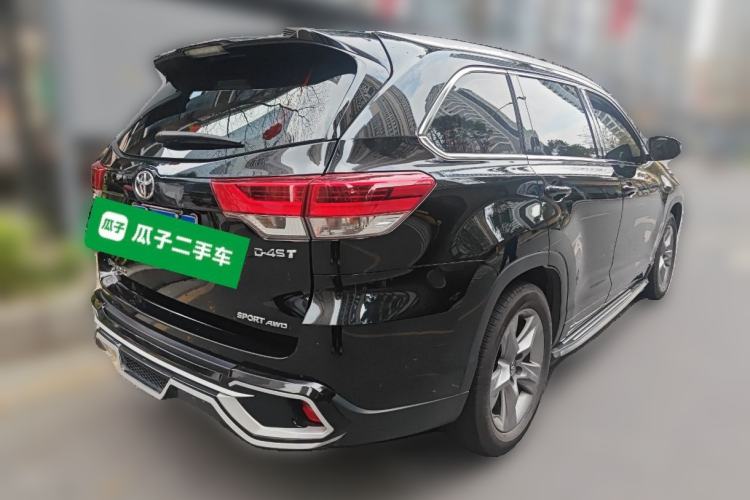 Used Toyota Highlander 2018 2.0T Four-Wheel Drive Luxury Edition 7 Seats China V Emission Standard Rear Right 45 Deg