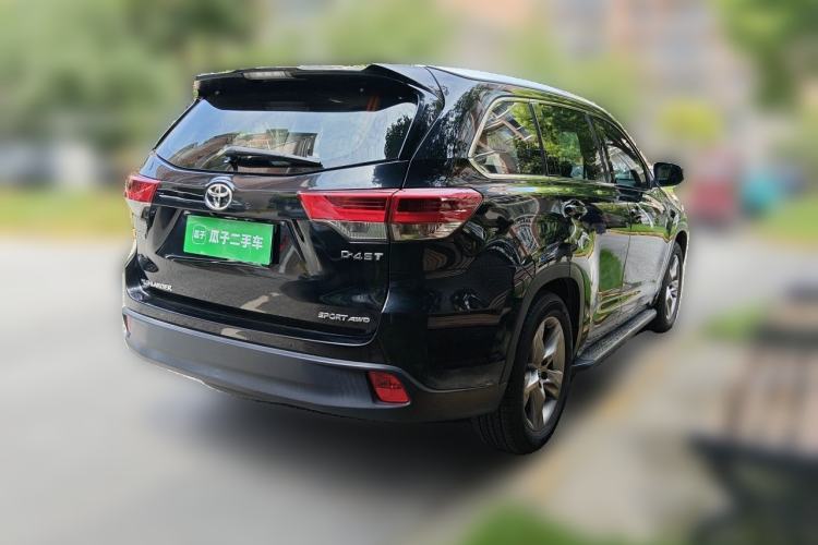 Used Toyota Highlander 2018 2.0T Four-Wheel Drive Prestige Version 7 Seats China VI Standard Rear Right 45 Deg