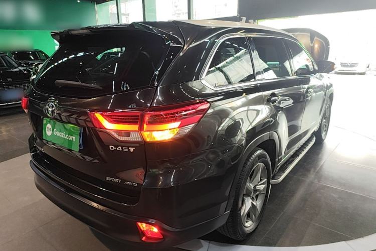 Used Toyota Highlander 2018 2.0T Four-Wheel Drive Luxury Version 7 Seats China VI Standard Rear Right 45 Deg