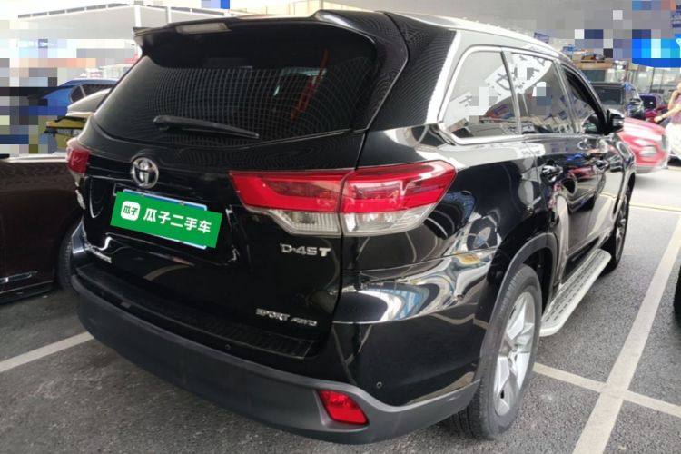 Used Toyota Highlander 2018 2.0T Four-Wheel Drive Luxury Edition 7 Seats China V Emission Standard Rear Right 45 Deg