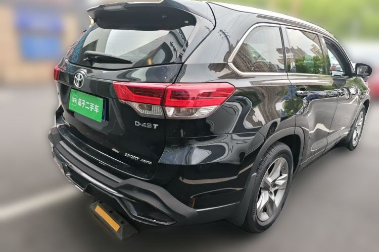 Used Toyota Highlander 2018 2.0T Four-Wheel Drive Supreme Edition 7-Seater China VI Rear Right 45 Deg