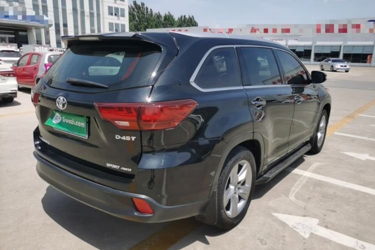 Used Toyota Highlander 2018 2.0T Four-Wheel Drive Luxury Edition 7 Seats China V Emission Standard Rear Right 45 Deg