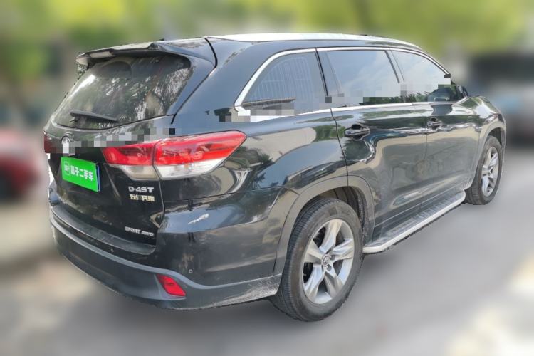 Used Toyota Highlander 2018 2.0T Four-Wheel Drive Prestige Version 7 Seats China VI Standard Rear Right 45 Deg