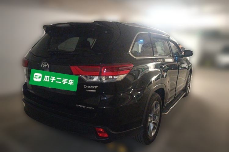 Used Toyota Highlander 2018 2.0T Four-Wheel Drive Prestige Version 7 Seats China V Emission Standard Rear Right 45 Deg