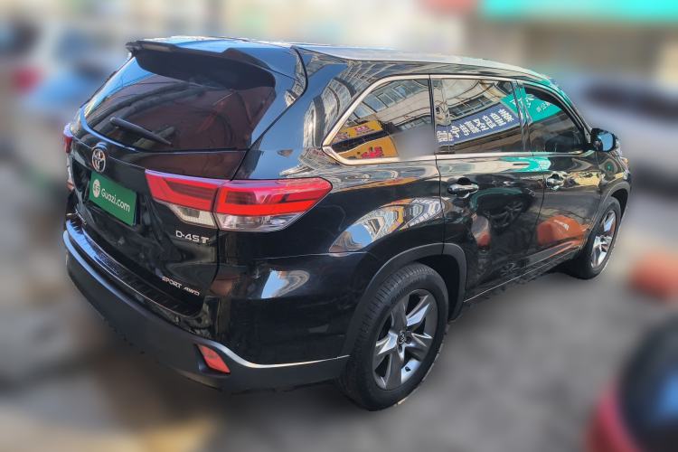 Used Toyota Highlander 2018 2.0T Four-Wheel Drive Luxury Edition 7 Seats China V Emission Standard Rear Right 45 Deg