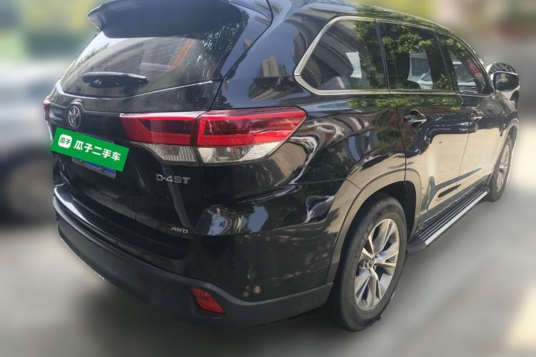 Used Toyota Highlander 2018 2.0T Four-Wheel Drive Elite Edition 7 Seats China VI Standard Rear Right 45 Deg