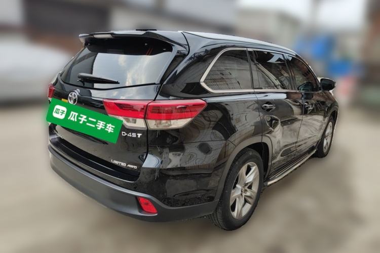 Used Toyota Highlander 2018 2.0T Four-Wheel Drive Supreme Edition 7-Seater China VI Rear Right 45 Deg