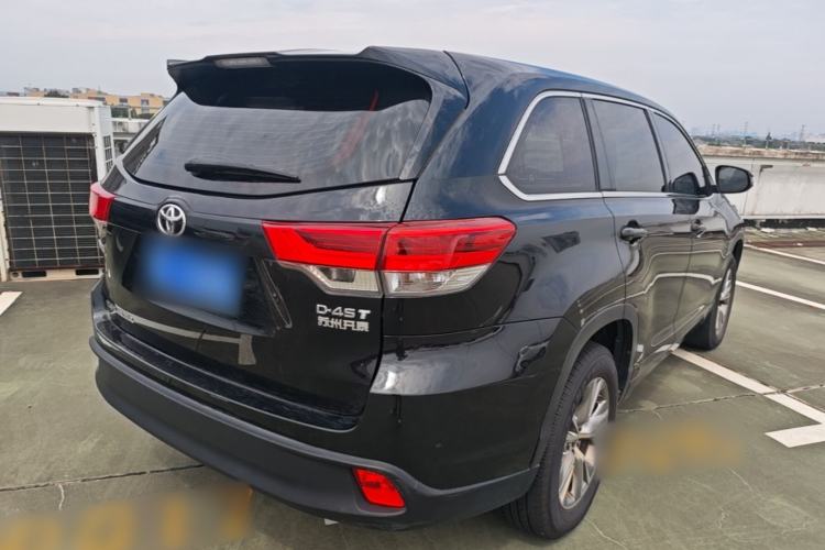 Used Toyota Highlander 2018 2.0T Two-Wheel Drive Elite Version 5 Seats China VI Standard Rear Right 45 Deg