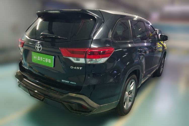 Used Toyota Highlander 2018 2.0T Four-Wheel Drive Prestige Version 7 Seats China VI Standard Rear Right 45 Deg