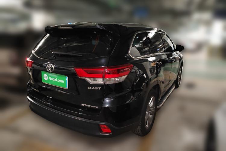 Used Toyota Highlander 2018 2.0T Four-Wheel Drive Prestige Version 7 Seats China V Emission Standard Rear Right 45 Deg