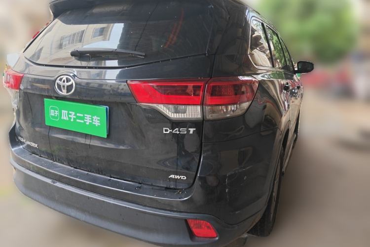 Used Toyota Highlander 2018 2.0T Four-Wheel Drive Elite Edition 7 Seats China VI Standard Rear Right 45 Deg