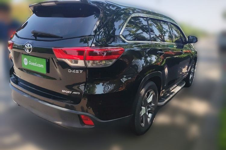 Used Toyota Highlander 2018 2.0T Four-Wheel Drive Prestige Version 7 Seats China VI Standard Rear Right 45 Deg