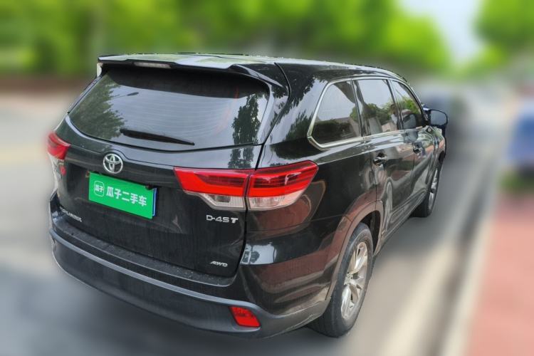 Used Toyota Highlander 2018 2.0T Four-Wheel Drive Elite Edition 7 Seats China VI Standard Rear Right 45 Deg