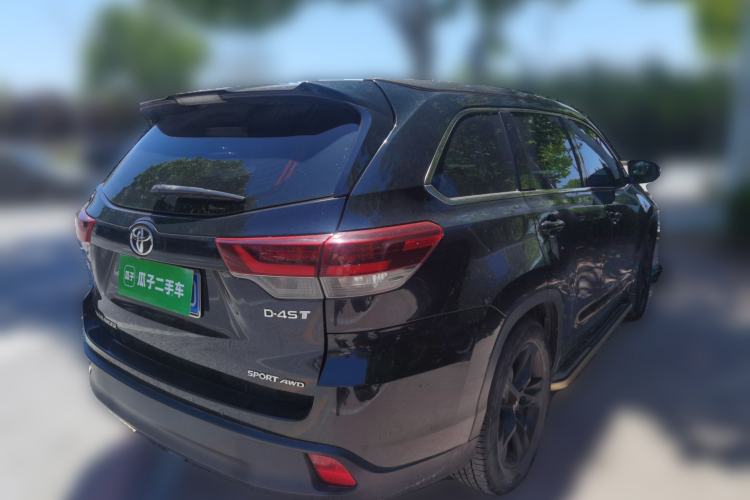 Used Toyota Highlander 2018 2.0T Four-Wheel Drive Knight Edition 7 Seats China VI Standard Rear Right 45 Deg