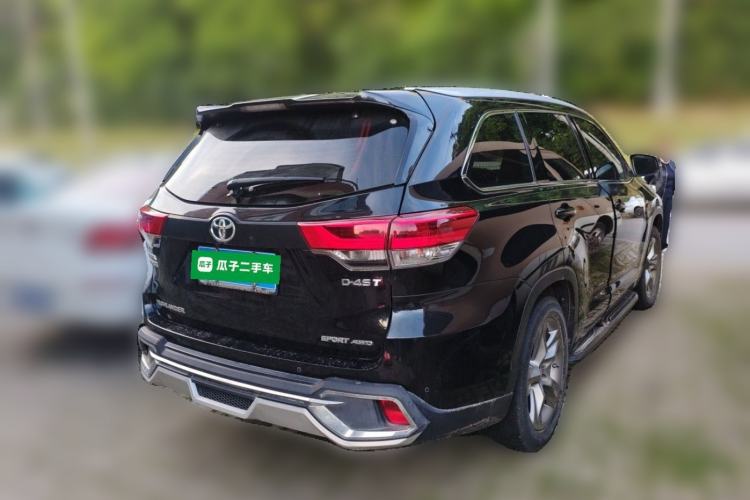 Used Toyota Highlander 2018 2.0T Four-Wheel Drive Prestige Version 7 Seats China V Emission Standard Rear Right 45 Deg