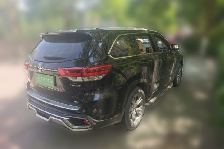 Used Toyota Highlander 2018 2.0T Four-Wheel Drive Elite Edition 7 Seats China VI Standard Rear Right 45 Deg