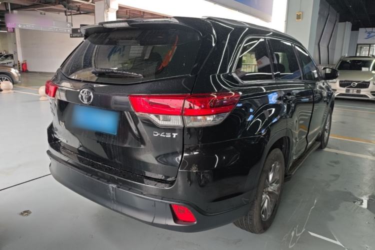 Used Toyota Highlander 2018 2.0T Two-Wheel Drive Elite Edition 5 Seats Emission Standard China V Rear Right 45 Deg