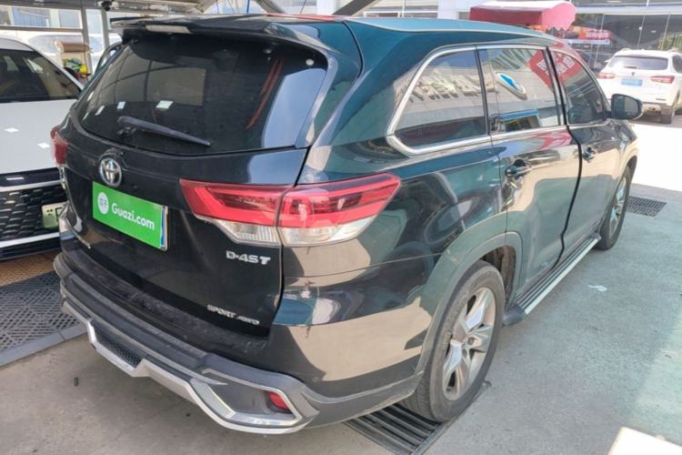 Used Toyota Highlander 2018 2.0T Four-Wheel Drive Prestige Version 7 Seats China VI Standard Rear Right 45 Deg