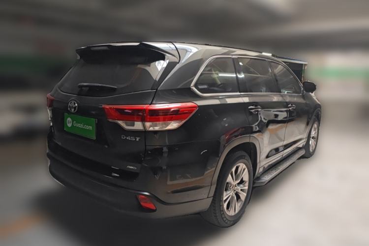 Used Toyota Highlander 2018 2.0T Four-Wheel Drive Elite Edition 7 Seats China VI Standard Rear Right 45 Deg