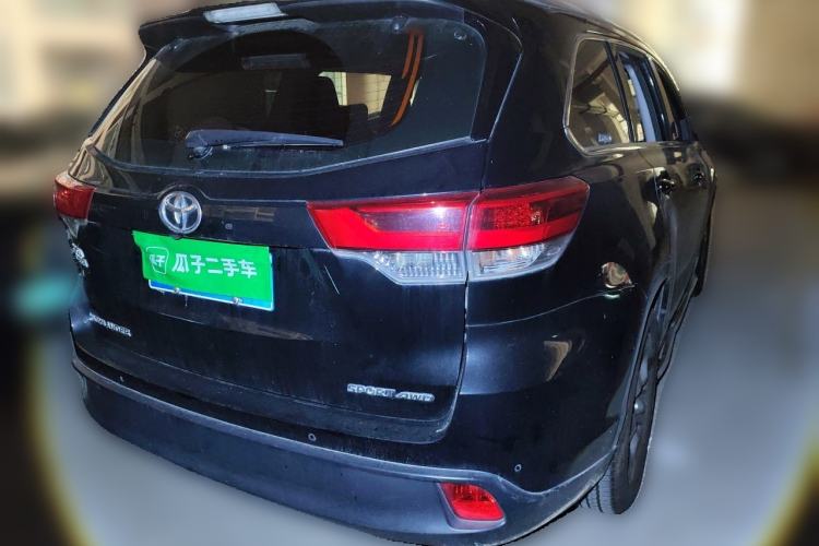 Used Toyota Highlander 2018 2.0T Four-Wheel Drive Prestige Version 7 Seats China VI Standard Rear Right 45 Deg