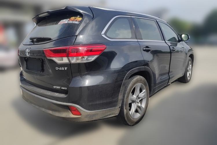 Used Toyota Highlander 2018 2.0T Four-Wheel Drive Prestige Version 7 Seats China VI Standard Rear Right 45 Deg