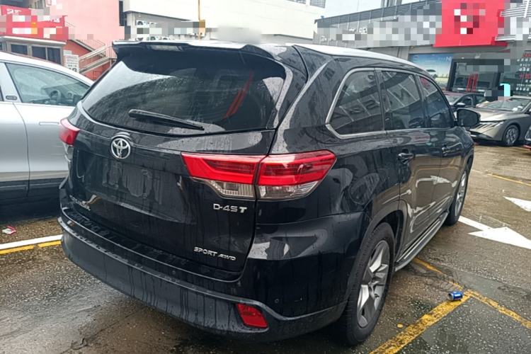 Used Toyota Highlander 2018 2.0T Four-Wheel Drive Luxury Version 7 Seats China VI Standard Rear Right 45 Deg