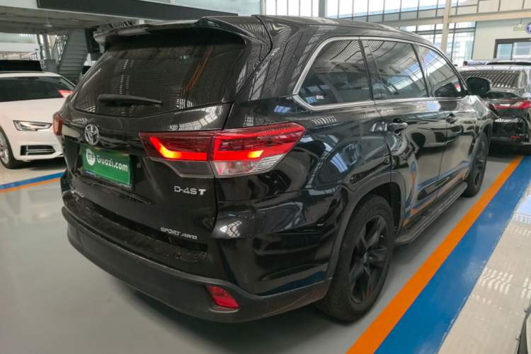 Used Toyota Highlander 2018 2.0T Four-Wheel Drive Knight Edition 7 Seats China VI Standard Rear Right 45 Deg
