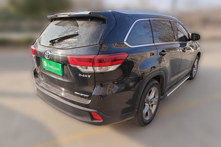 Used Toyota Highlander 2018 2.0T Four-Wheel Drive Prestige Version 7 Seats China VI Standard Rear Right 45 Deg