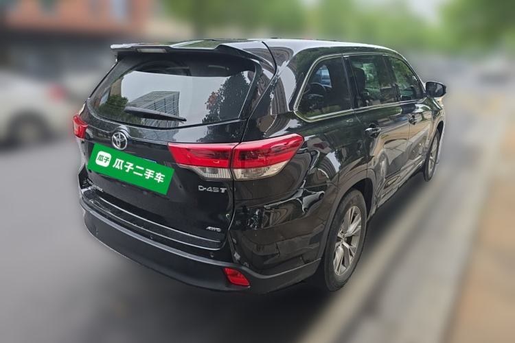 Used Toyota Highlander 2018 2.0T Four-Wheel Drive Elite Edition 7 Seats China VI Standard Rear Right 45 Deg