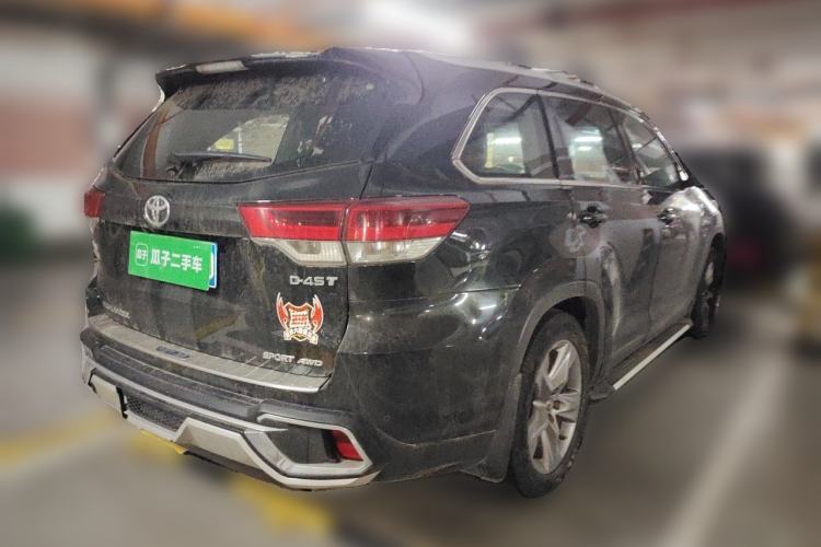Used Toyota Highlander 2018 2.0T Four-Wheel Drive Prestige Version 7 Seats China VI Standard Rear Right 45 Deg
