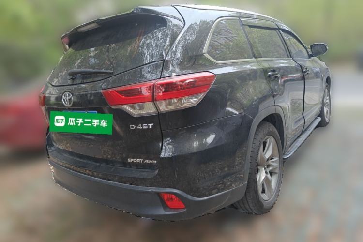 Used Toyota Highlander 2018 2.0T Four-Wheel Drive Prestige Version 7 Seats China VI Standard Rear Right 45 Deg