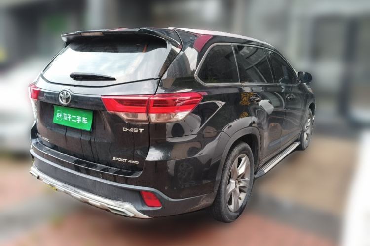 Used Toyota Highlander 2018 2.0T Four-Wheel Drive Knight Edition 7 Seats China VI Standard Rear Right 45 Deg