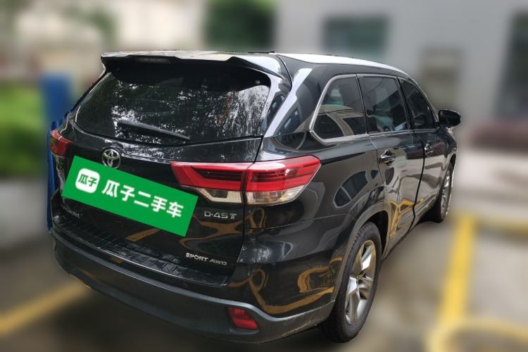 Used Toyota Highlander 2018 2.0T Four-Wheel Drive Prestige Version 7 Seats China V Emission Standard Rear Right 45 Deg
